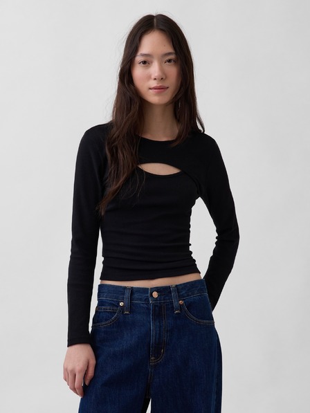 GAP T-Shirt mit langen Ärmeln GAP