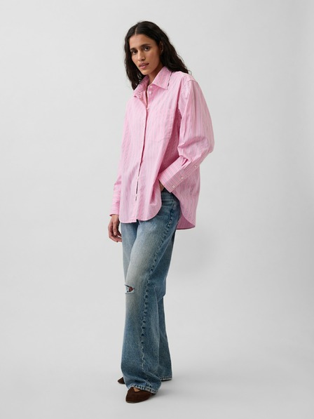 GAP Oversize Popeline-Hemd Logo Big Shirt GAP