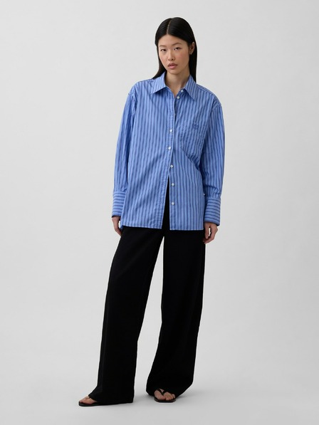 GAP Oversize Popeline-Hemd Logo Big Shirt GAP