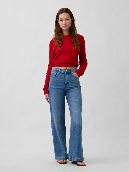 GAP High Rise Stride Wide-Leg Jeans GAP