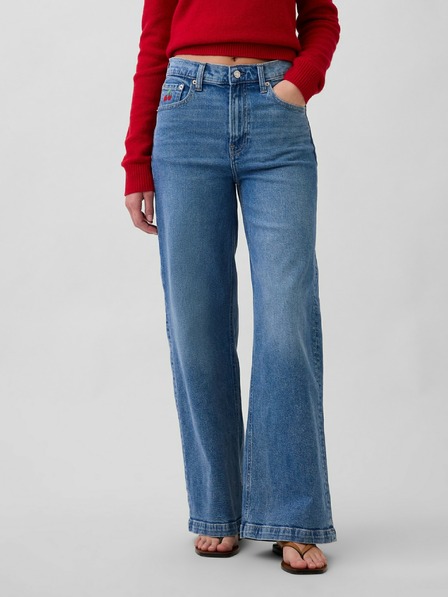 GAP High Rise Stride Wide-Leg Jeans GAP