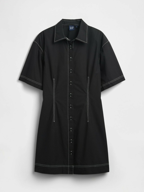 GAP Popeline Hemdkleid Mini GAP