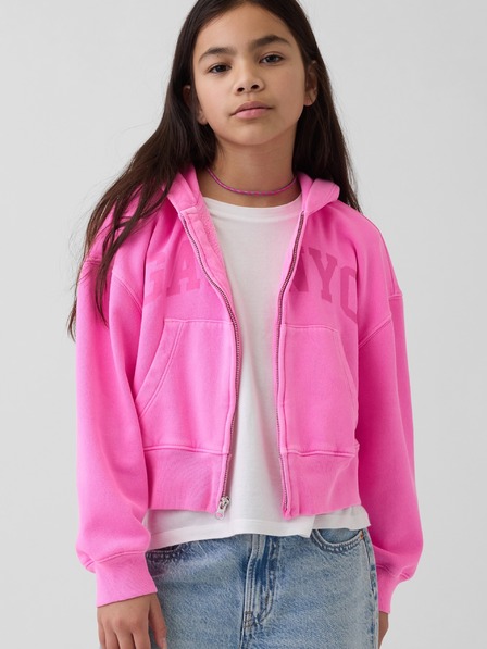 GAP Kinder oversize Sweatshirt mit Logo VintageSoft GAP