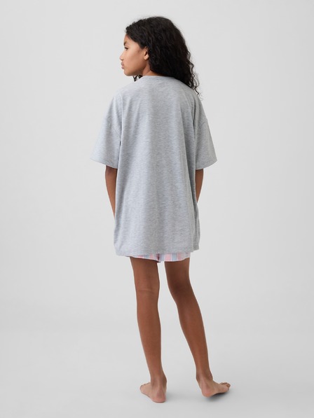 GAP Kinder-Oversize-Pyjama-T-Shirt mit Logo GAP
