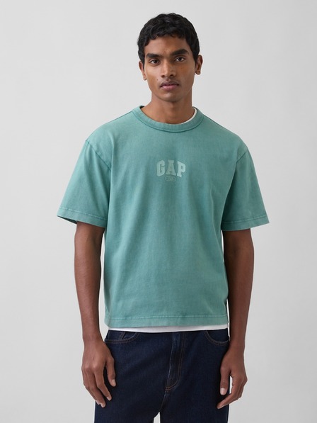 GAP Crop-T-Shirt mit Logo 1969 Heavyweight GAP