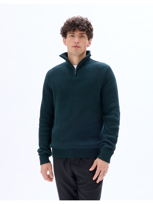 Celio Metrucker Pullover mit Stehkragen