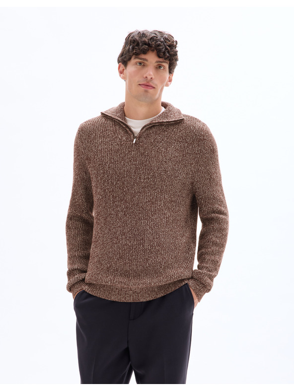 Celio Metrucker Pullover mit Stehkragen