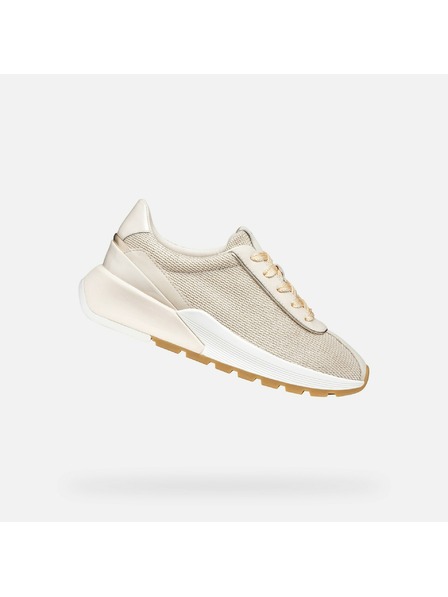 Geox Beige Damen-Sneaker Geox Metropoli