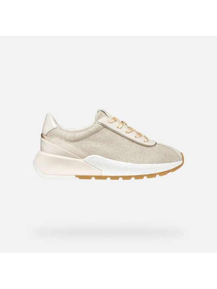 Geox Beige Damen-Sneaker Geox Metropoli