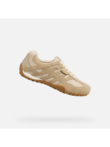 Geox Beige Damen-Sneaker Geox Snake Original
