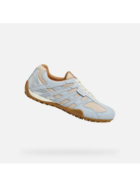 Geox Hellblaue Damen-Sneaker Geox Snake Original