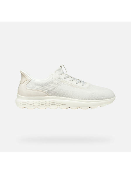 Geox Cremefarbene Herren-Sneaker Geox Spherica Plus Fast in