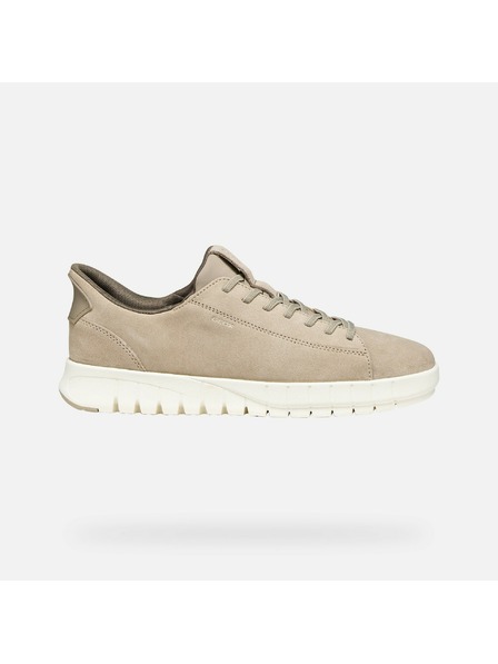 Geox Beige Herren-Sneaker Geox Flextride Plus Fast in