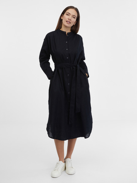 GAP Midikleid aus Leinenmischung GAP