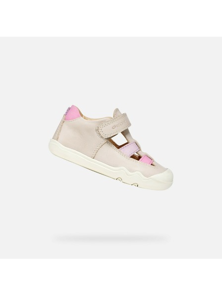 Geox Rosa Mädchen Barefoot Sneaker Geox Steppieup
