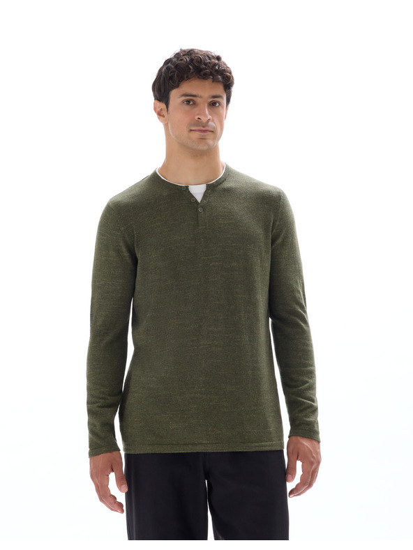 Celio Gelano Henley-Pullover