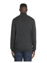 Celio Dunkelgrauer Herren-Basic-Rollkragenpullover Celio Menos