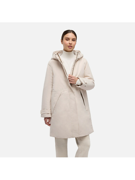Geox Hellrosa Damen-Parka Geox Hoara