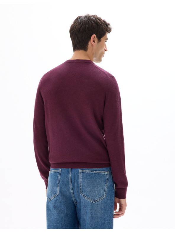 Celio Semerirond Merino-Wollpullover