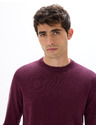 Celio Semerirond Merino-Wollpullover