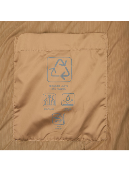 Geox Hellbraune Damen-Daunenjacke Geox Zosma