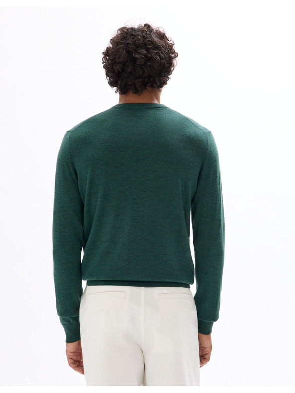 Celio Semerirond Merino-Wollpullover