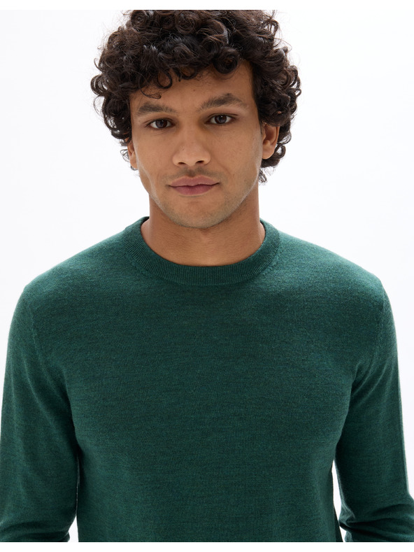 Celio Semerirond Merino-Wollpullover