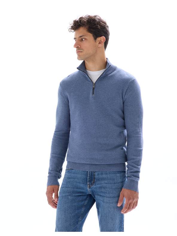 Celio Celim Pullover mit Reißverschluss-Kragen