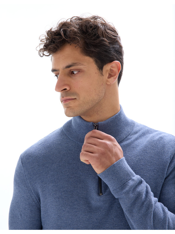 Celio Celim Pullover mit Reißverschluss-Kragen