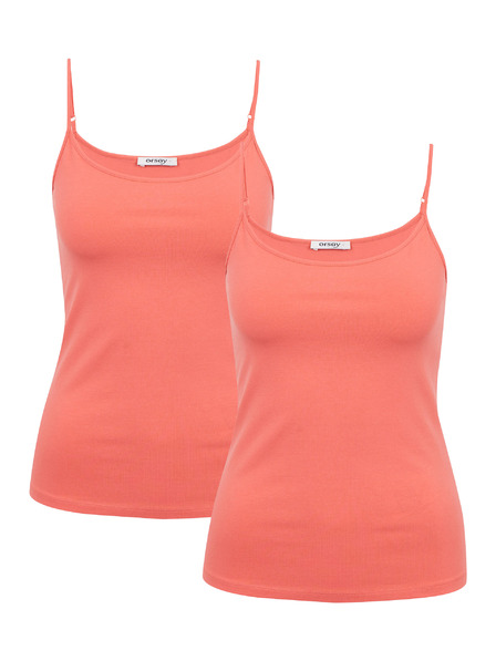 Orsay Set aus zwei Damen-Tank-Tops in rosa ORSAY