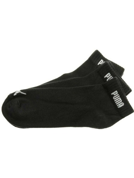 Puma Puma schwarze Kurzsocken QUARTER (3 Paar)