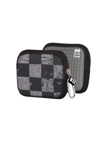 PIXIE CREW PIXIE CREW Pixel-Etui graues Karomuster