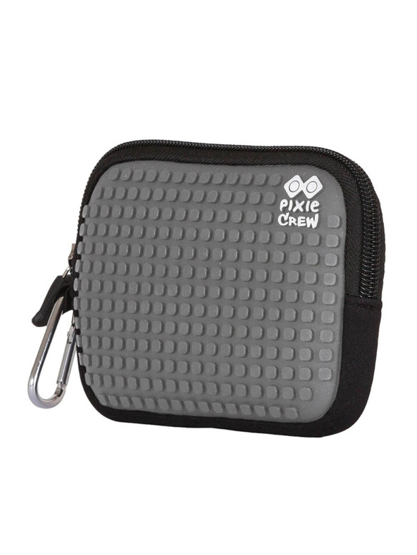 PIXIE CREW PIXIE CREW Pixel-Etui graues Karomuster