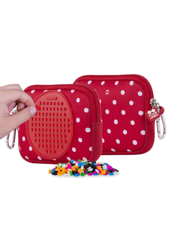 PIXIE CREW PIXIE CREW Pixel-Etui rot mit Punkten