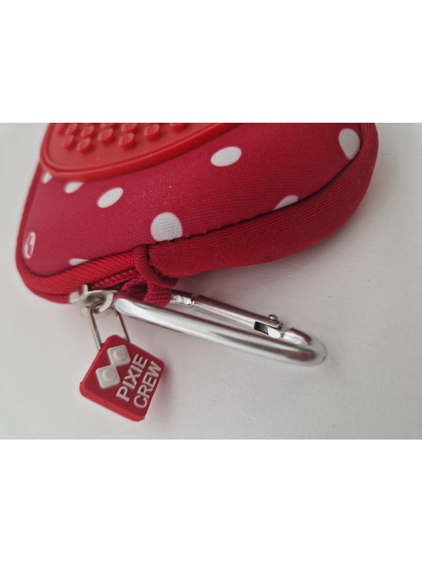 PIXIE CREW PIXIE CREW Pixel-Etui rot mit Punkten