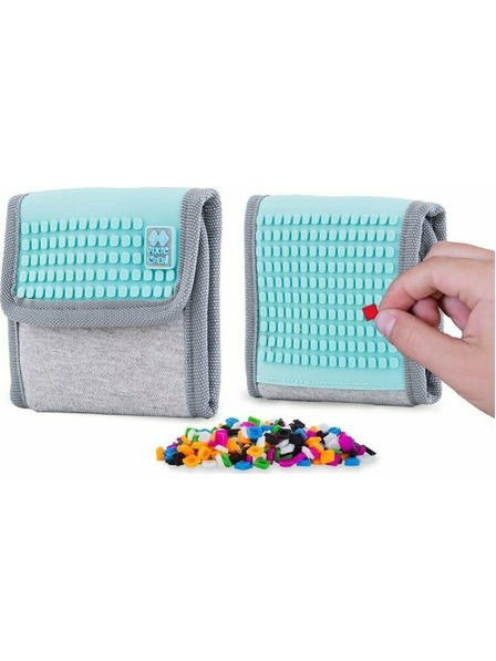 PIXIE CREW PIXIE CREW kreative Geldbörse grau/türkis