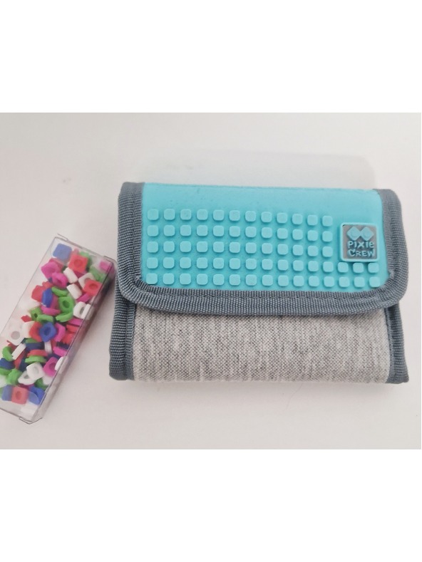 PIXIE CREW PIXIE CREW kreative Geldbörse grau/türkis