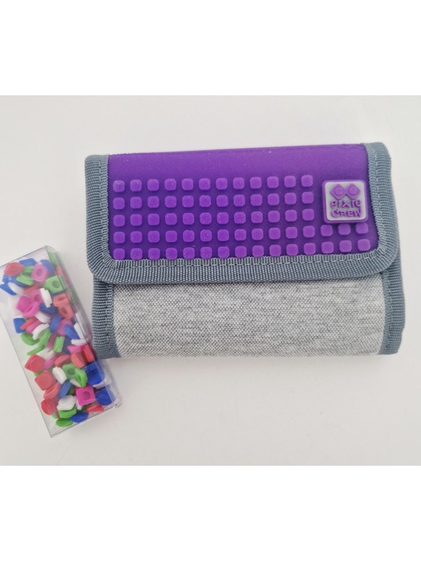 PIXIE CREW PIXIE CREW kreative Geldbörse grau/lila