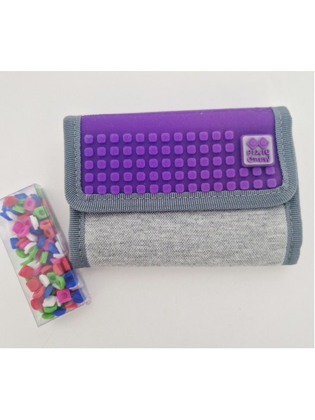 PIXIE CREW PIXIE CREW kreative Geldbörse grau/lila