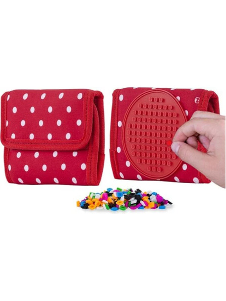 PIXIE CREW PIXIE CREW Geldbörse rot mit weißen Punkten