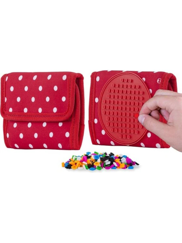 PIXIE CREW PIXIE CREW Geldbörse rot mit weißen Punkten