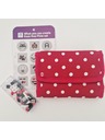 PIXIE CREW PIXIE CREW Geldbörse rot mit weißen Punkten