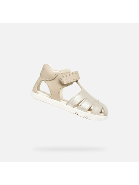 Geox Beige Mädchen Barefoot Sandalen Geox Sandal Steppieup