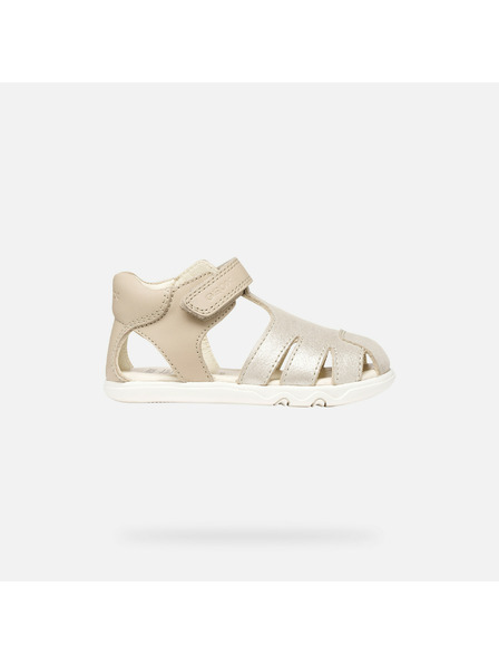 Geox Beige Mädchen Barefoot Sandalen Geox Sandal Steppieup