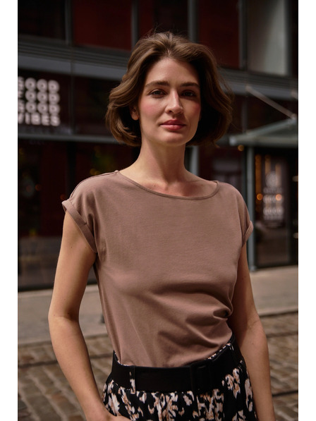 Moodo Hellbraunes Top von Moodo