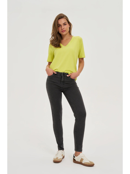 Moodo Gelbes Top mit V-Ausschnitt von Moodo