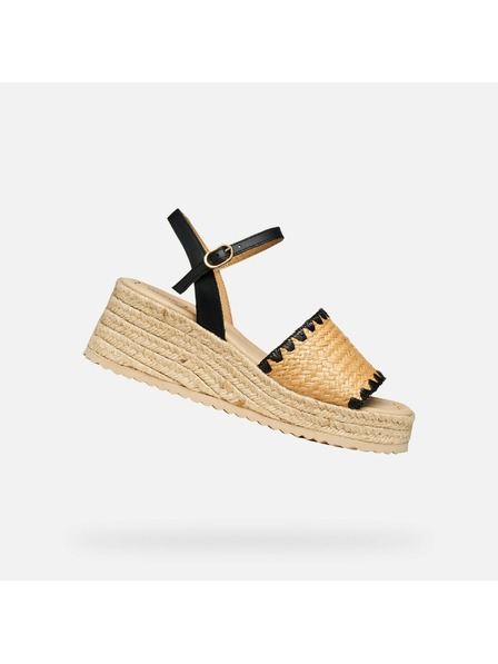 Geox Schwarze Damen-Sandalen Geox Alemeria