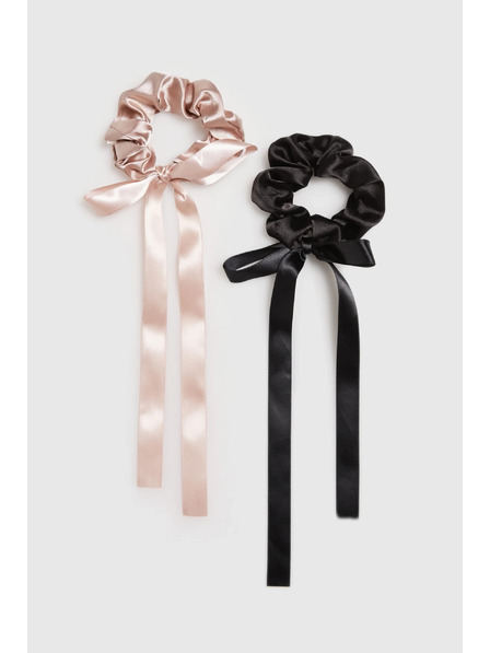 Moodo Set mit zwei Haargummis mit Schleife von Moodo