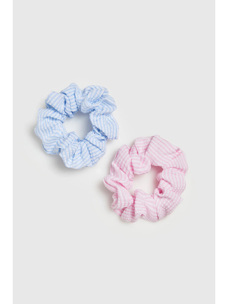 Moodo Set mit zwei gestreiften Haargummis von Moodo