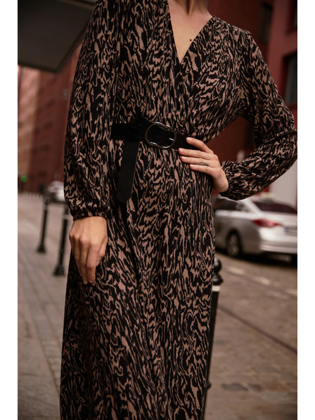 Moodo Schwarzer breiter Gürtel von Moodo